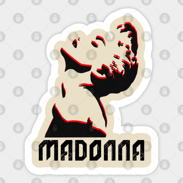 Madonna t-shirt Sticker by Galank